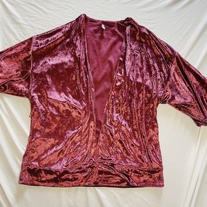 Free people velvet robe